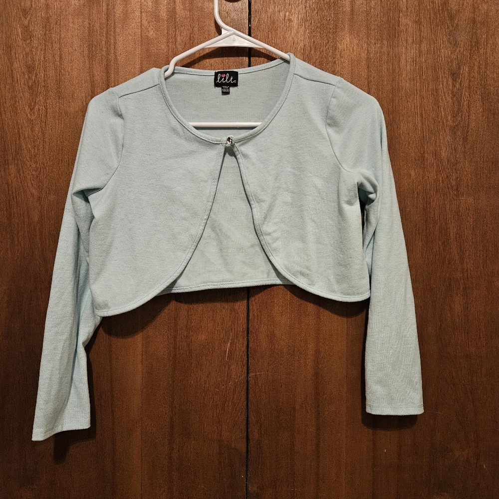 Lilt sweater girls XL teal